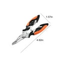 thumbnail image 3 of Bwomeauty Camping Accessories, Stainless Steel Fishing Pliers With Sheath, Hook Removers, Braid Cutters,, Saltwater Fishing Pliers, Mens Gifts, 3 of 9