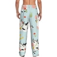 thumbnail image 3 of Daiia Cute Cows Men's Sleep Pant with Pockets and Drawstring,Pajama Pants-Large, 3 of 9