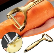 Ruifaya Gold flat edge (420 blade) (B) $ Stainless steel thick potato fruit peeler kitchen peeling vegetable fruit 1 planer fruit pe