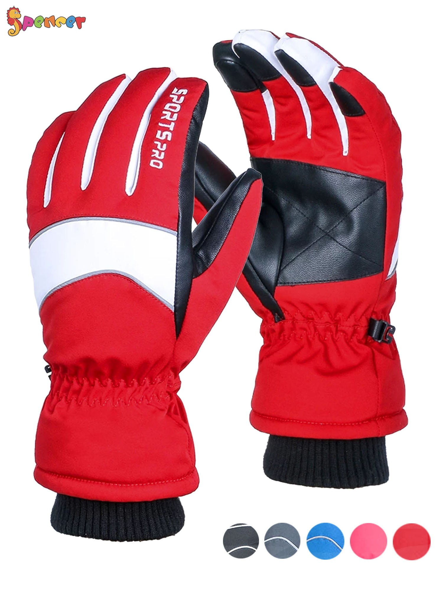 Ski Gloves Waterproof Cold-proof for Snow Gloves for Skiing Snowboarding