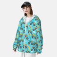 thumbnail image 5 of Goofa Cartoon Monster Truck Printed Women's UPF 50+ Sun Protection Hoodie Jacket Lightweight Long Sleeve Sun Shirt for Women with Pocket Hiking Outdoor-XX-Large, 5 of 9
