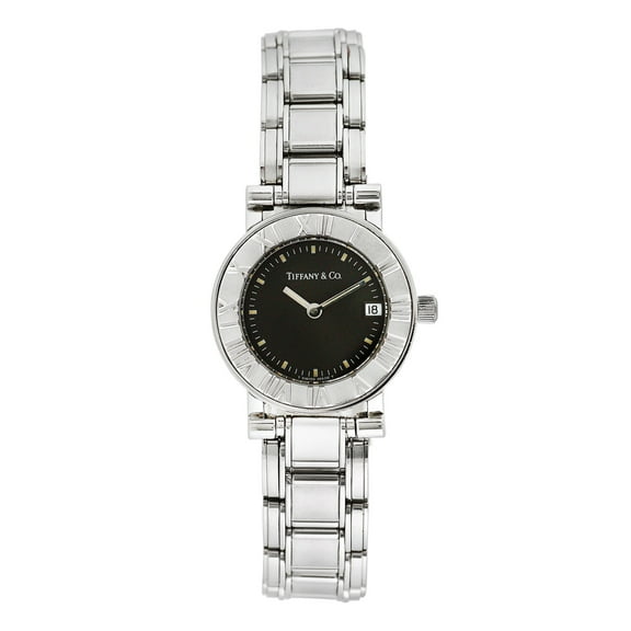 Pre-Owned Tiffany & Co. Women's Atlas 25mm Stainless Steel Wristwatch