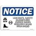thumbnail image 3 of SignMission OS-NS-D-35-L-13913 OSHA Notice Sign - Lab Coats, Safety Glasses & Closed Shoes with Symbol, 3 of 4