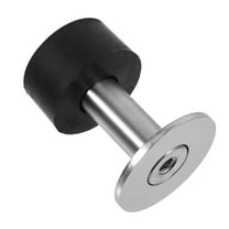 Hemoton Door Stops Floor Mounted Door Stopper Stainless Steel Floor Door Stops Decorative Bumper Door Holder Wall Protector With Screw For Bottom Or Top Of Door