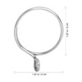 thumbnail image 4 of Stainless Steel Curtain Rings for Bedroom and Bathroom with High Load Capacity 36 Pieces Silver, 4 of 8