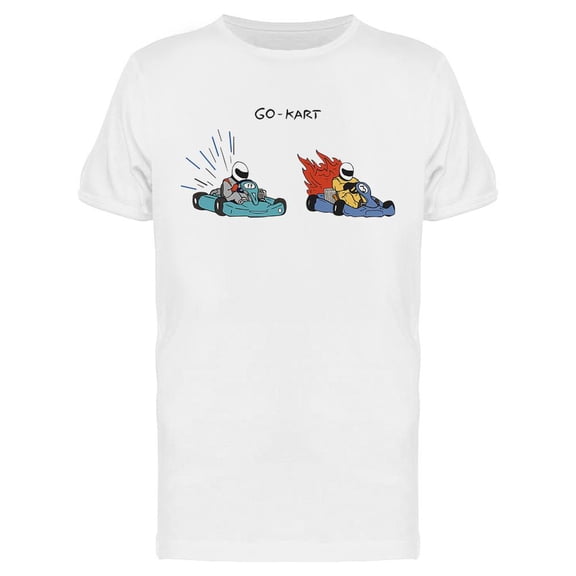 Go Kart Vehicles T-Shirt Men -Image by Shutterstock, Male x-Large