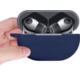 thumbnail image 2 of IBAOLE Étui en Silicone Compatible avec Huawei FreeBuds Pro - Étui de Protection pour Écouteurs - Noir Bleu Foncé, 2 of 7