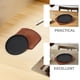 thumbnail image 3 of GOOHOCHY 1 juego de sartén de hierro fundido para fajitas con base de madera, antiadherente, redonda, para asar carne, para barbacoa, para cocina y restaurante., 3 of 7