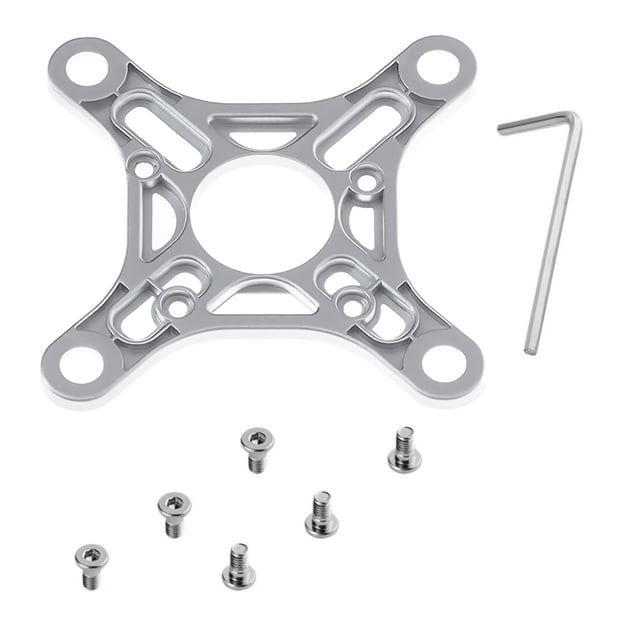 Vibration Isolator Set for Phantom 3 Standard Gimbal Plate, Screws, and Hex Key