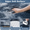 thumbnail image 3 of Shag Area Rugs for Living Room 6'(Round), Soft and Fluffy Shaggy Carpet for Pets, Machine Washable Floor Rugs for Living room, 3 of 6
