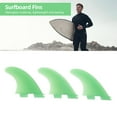 thumbnail image 4 of Ailerons de Propulseur de Planche de Surf, 3 Pcs Fabrication Fine Installation Facile pour Planches de Surf FCS1 Bleu Foncé, Vert, 4 of 7