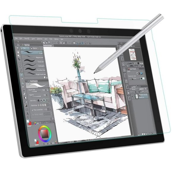 Like Paper Screen Protector, Write, Draw and Sketch with The Surface Pen Like on Paper, Anti Reflection PET Film for Microsoft Surface Pro 7 plus/Pro7/Pro 6/Pro 5/Pro 4/Pro LTE Tablet, Clear