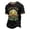 Black, variant on Bibifish Mens T-Shirt Graphic Taco Print Crew Neck Short Sleeve Tee Cinco De Mayo Festival Party Wear Top