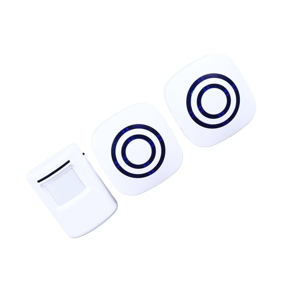 Timbre Inalámbrico, Instalación Flexible, Diseño Dividido, Sensor Infrarrojo, Timbre Con 2 Receptores Para Tienda Y Hogar