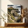thumbnail image 6 of Coastal Cliff House Canvas Print/Wall Art， Suitable for Living Room， Bedroom， Office， Hallway， and Coastal Home Decor., 6 of 8