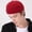 Red, variant on Women's Sun Baseball Classic Breathable Linen Brimless Adjustable Unisex Cap Baseball Hat Black One Size