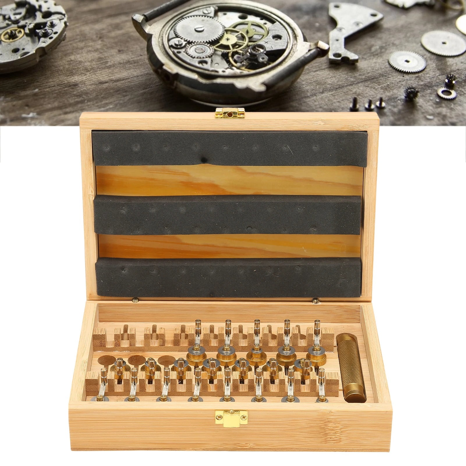 Watch Mainspring Winder Set Watch Mainspring Winder Wristwatch Repairing Professional Winding Tool Accessory Watch Winder Handle