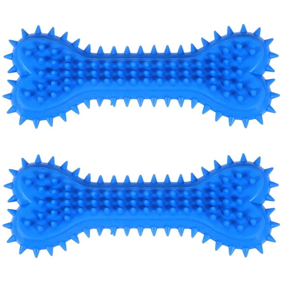 WORGEOUS 2-Pack Puppy Chew Toys for Dogs, Bone-Shaped Oral Health Treats for Dental Care