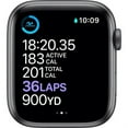 thumbnail image 4 of Restored AppleWatch Series 6 (GPS + Cellular, 44mm) - Space Gray Aluminum Case with Black Sport Band (Refurbished), 4 of 5