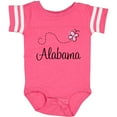 thumbnail image 3 of Inktastic Butterfly Alabama Boys or Girls Baby Bodysuit, 3 of 5