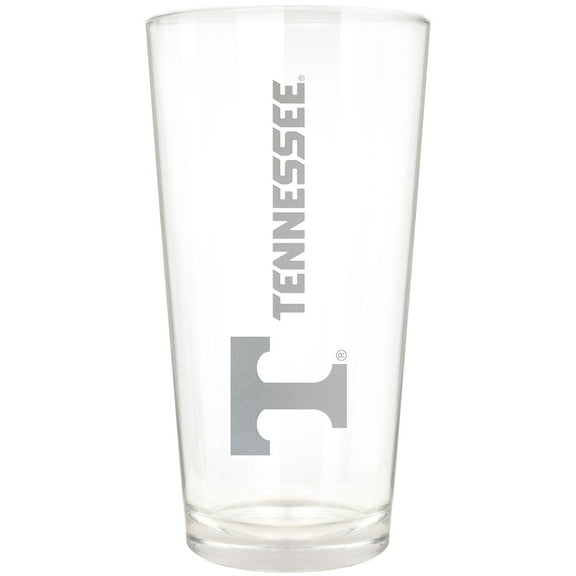 Tennessee Volunteers Etched 16oz. Vertical Rally Cry Pint Glass
