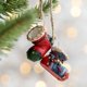 thumbnail image 4 of 4 Pack Mini Resin Christmas Ornaments Small Xmas Miniature Hanging Tiny Christmas Figurines Pendant Decoration for Party Decor, 4 of 5