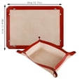 thumbnail image 5 of Leakproof Silicone Baking Mat with Snap Lock Edges Nonstick Oven Liners,Button Foldable Up Stand Non Stick Oven Baking Liner Reusable Baking Sheet Mat For Roasting Chicken, 5 of 5