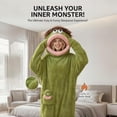 thumbnail image 4 of Goofy Onesie Pajamas - Big Mouth Monster Onesie, Coral Fleece Couple Loungewear, Pajama Party & Cozy Sleepwear Gift, 4 of 10