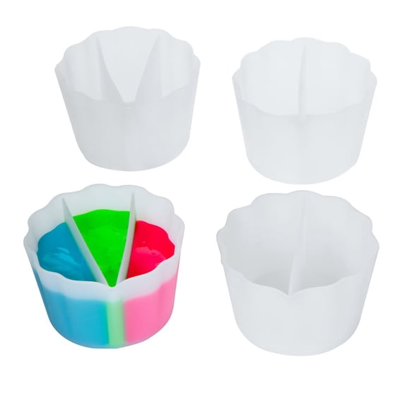 Colorations Silicone Mixing Cups - Set of 4