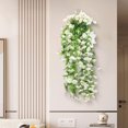 thumbnail image 6 of Ycandiee Artificial Fake Hanging Flowers Plants for Outdoor Spring Decoration, Artificial Hanging Flowers, Faux Silk UV Resistant Look Real Trailing Vines for Outside Home Planter Porch Patio, 6 of 6