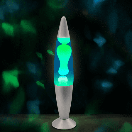 Jambo 16-inch Motion Lamp (Blue with Yellow/Green Wax, 16 inch)