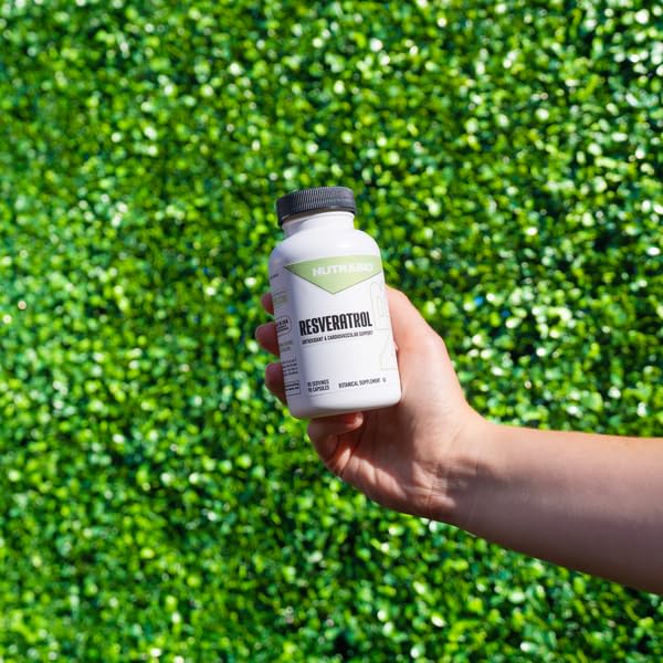 NutraBio 98% Pure Resveratrol Supplement 500mg - Standardized to 490mg Trans Resveratrol Supplement, Heart Health and Antioxidant Defense-90 Capsules- 90 servings