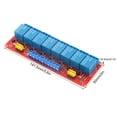 thumbnail image 3 of 8 Channel Optocoupler Relay Module, Patch Photocoupler Isolation, 5mA Trigger Current,Green Power Indicator, Red Relay Indicator, 24 Wire Interfaces, 118g Weight 3.1mm Bolt Hole,, 3 of 7