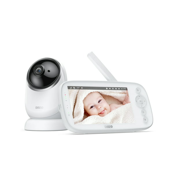 Ripen Parameters Funds Dreo Baby Monitor, 720P 5'' HD Split-Screen Video Baby Monitor with Camera  and Audio, Infrared Night Vision, 2-Way Talk, Remote PTZ, 1000ft Range,  5000mAh Rechargeable Battery with VOX - Walmart.com
