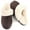 Cafe, variant on Parfeying Women's Sheepskin House Slippers Indoor Outdoor Shearling Shoes for Women