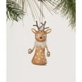 thumbnail image 3 of Bethany Lowe Little Reindeer Ornament - One Ornament 3 Inch, Polyresin - Christmas Bells Ml2097, 3 of 3