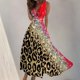 thumbnail image 2 of Vestido Corto de Verano de Moda sin Mangas con Cuello en V Impreso Vestido Casual Grande Del Doblado para Diario, 2 of 5