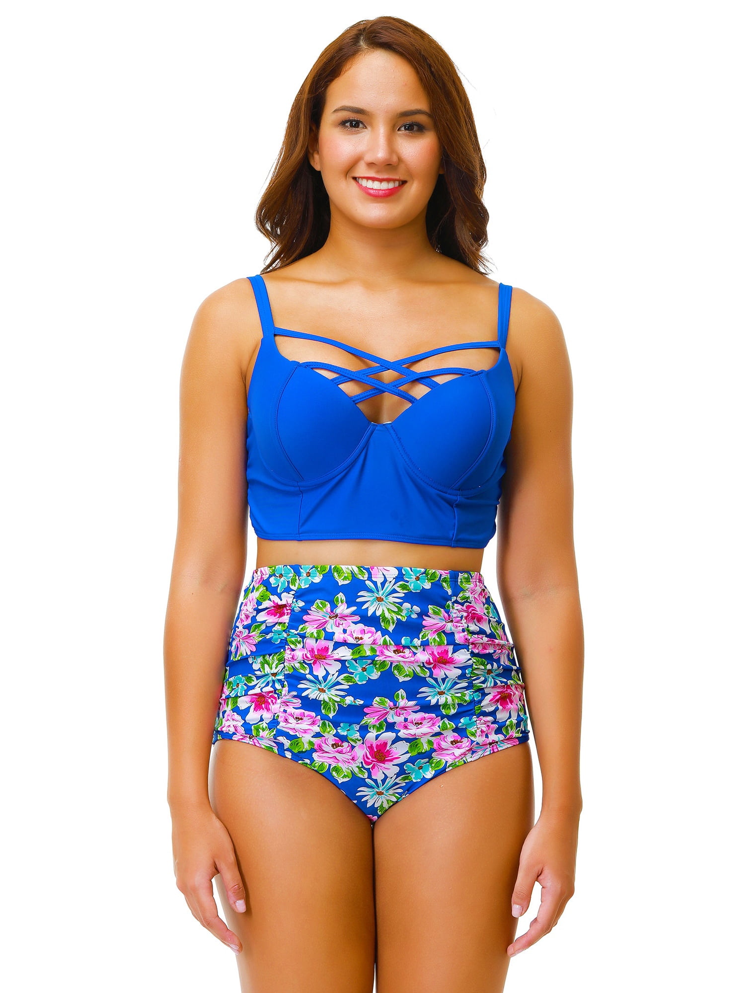 High Waisted Swimwear Bikini Set 