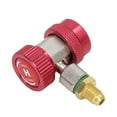 thumbnail image 2 of "Premium R134A AC Service Kit - Brass Quick Couplers, Dual Valve Core Tool & Tank Adapters for Auto Air Conditioning Maintenance & Repair", 2 of 6