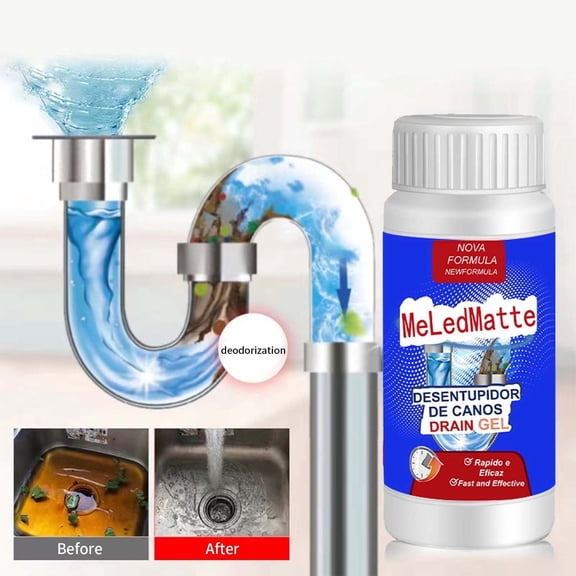 Drain Clog Remover,Sewer Drain Cleaner Liquid, Powerful Clog Remover for Toilet
