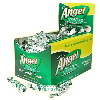 Angel Mint | Individually Wrapped Peppermint Stick Mints | Old Fashion Candy | Pure and Natural • Fat Free • Gluten-Free • Soy Free • Salt Free • Peppermint Treats 2.5 lbs