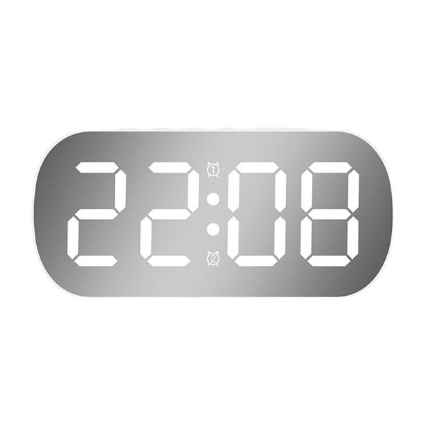 TQEHS Reloj despertador inteligente LED Reloj minimalista INS Reloj despertador con pantalla digital βθ N8L1