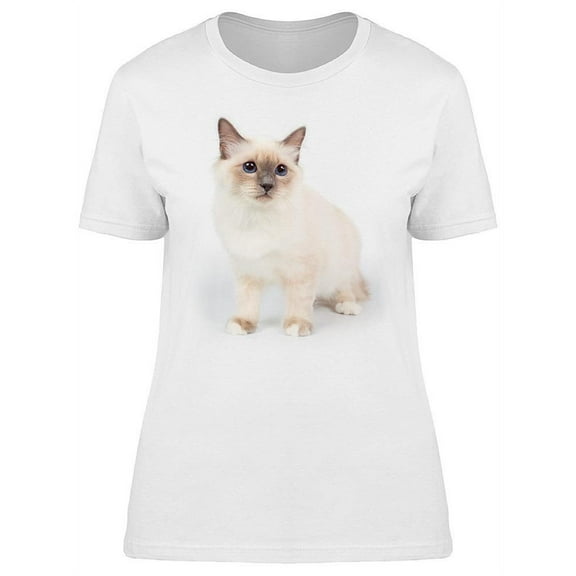 Sacred Burma Kitty Gorgeous T-Shirt Women -Image by Shutterstock, Female Large