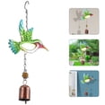 thumbnail image 6 of Wind Chime Animal Theme Vintage Metal Wind Bell Hanging Decoration Pendant, 6 of 9