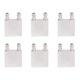 thumbnail image 1 of Bloque de refrigeración por agua de aleación de aluminio primario (6 unidades, 40 x 40 mm) para sistema de disipador de calor de agua líquida, plateado, para PC, portátil y CPU., 1 of 5