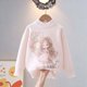 thumbnail image 4 of Cowsor Girl Printed Sweater, Girls Winter Sweaters Long Sleeve Knitted Warm Pullover Tops for Kids, 4 of 7