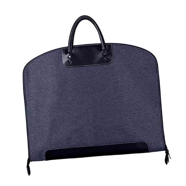 Men Suit Bag Handle Bag Durable Suit Garment Cover for Clothing suits Jacket dark blue L