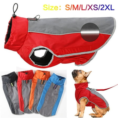 Winter Dog Coat Vest Windproof Reflective Warm Dog Jackets Pet Apparel for Small Medium Large Dogs Outdoor (Best Clothes Pegs Australia)