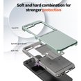 thumbnail image 3 of for Samsung Galaxy Z Flip 6 Case, Hinge Protector and Shockproof TPU and Microfiber for Samsung Galaxy Z Flip 6 (Mint Green), 3 of 12