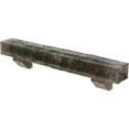 thumbnail image 3 of Ekena Millwork 8"H x 8"D x 60"W Rough Sawn Faux Wood Fireplace Mantel Kit with Ashford Corbels, Burnished Pine, 3 of 10